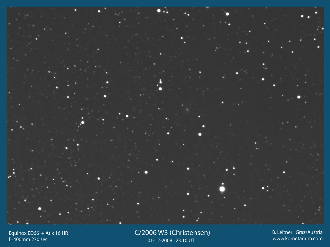 C/2006 W3 (Christensen) mit Equinox ED66