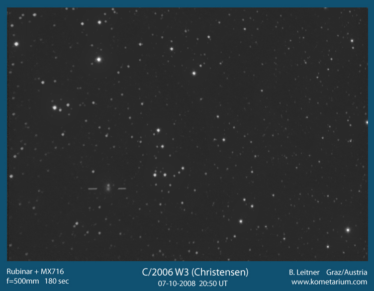 C/2006 W3 (Christensen) mit Rubinar 500