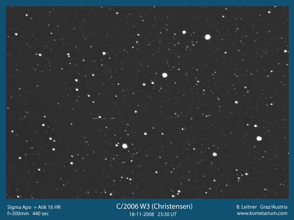 C/2006 W3 (Christensen) mit Sigma Apo 300mm