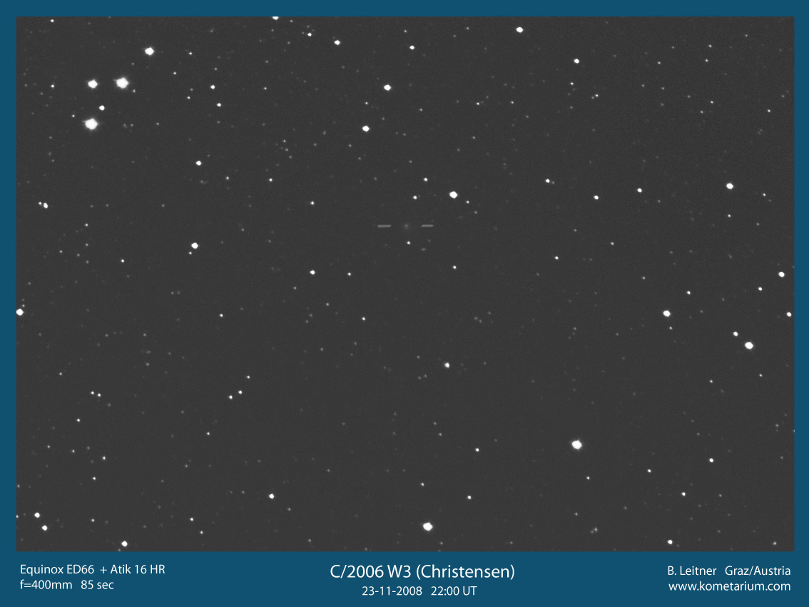 C/2006 W3 (Christensen) mit Equinox ED66