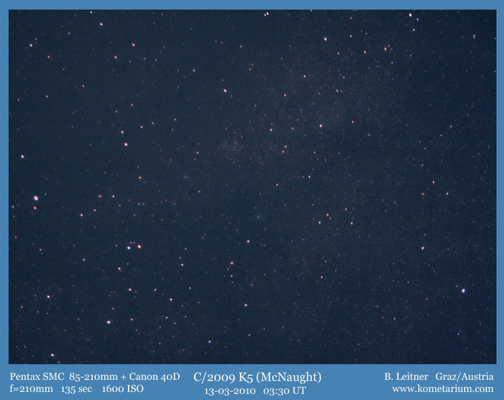 C/2009 K5 mit Tokina 250mm
