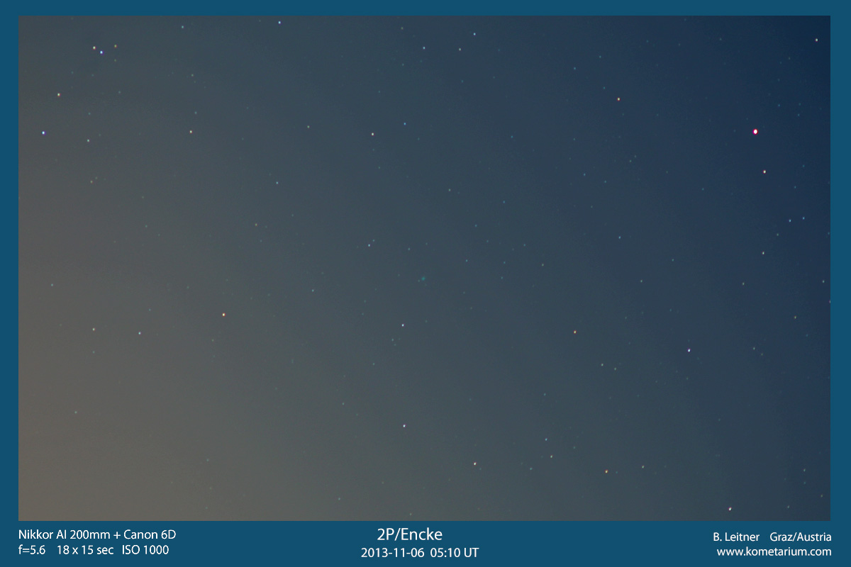 2P/Encke with Nikkor 200mm